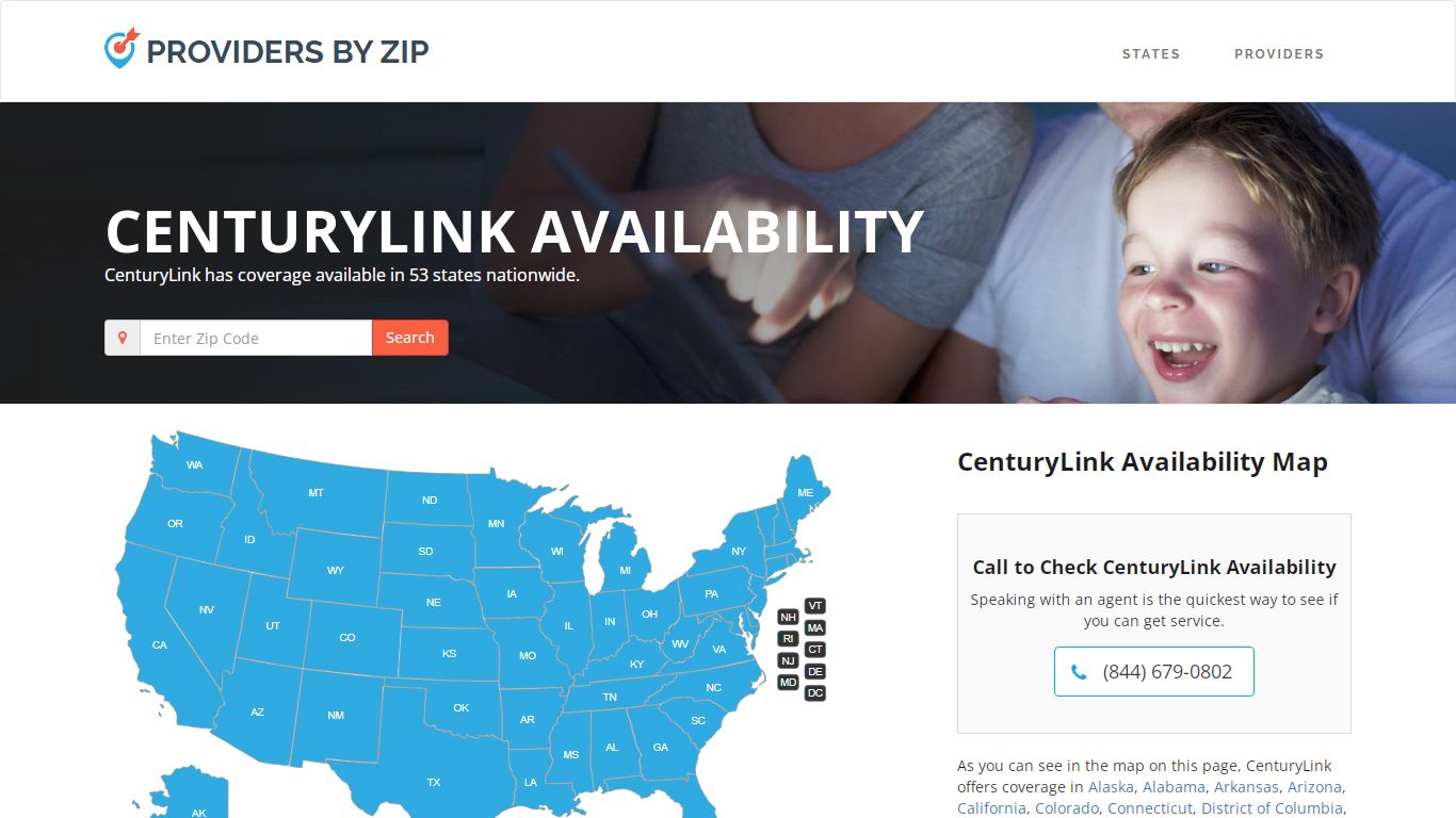 CenturyLink Coverage & Availability Map » Updated 2022 - Providers By Zip